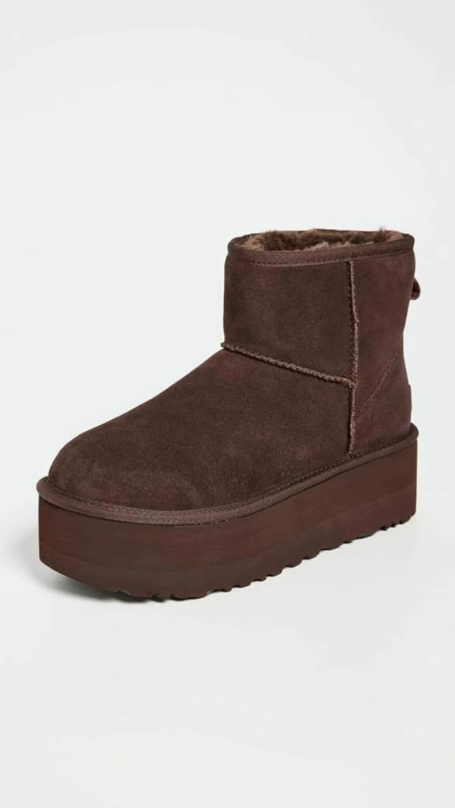 UGG Women's Classic Mini Platform Boots | Genuine Shearling Winter Boots for Women