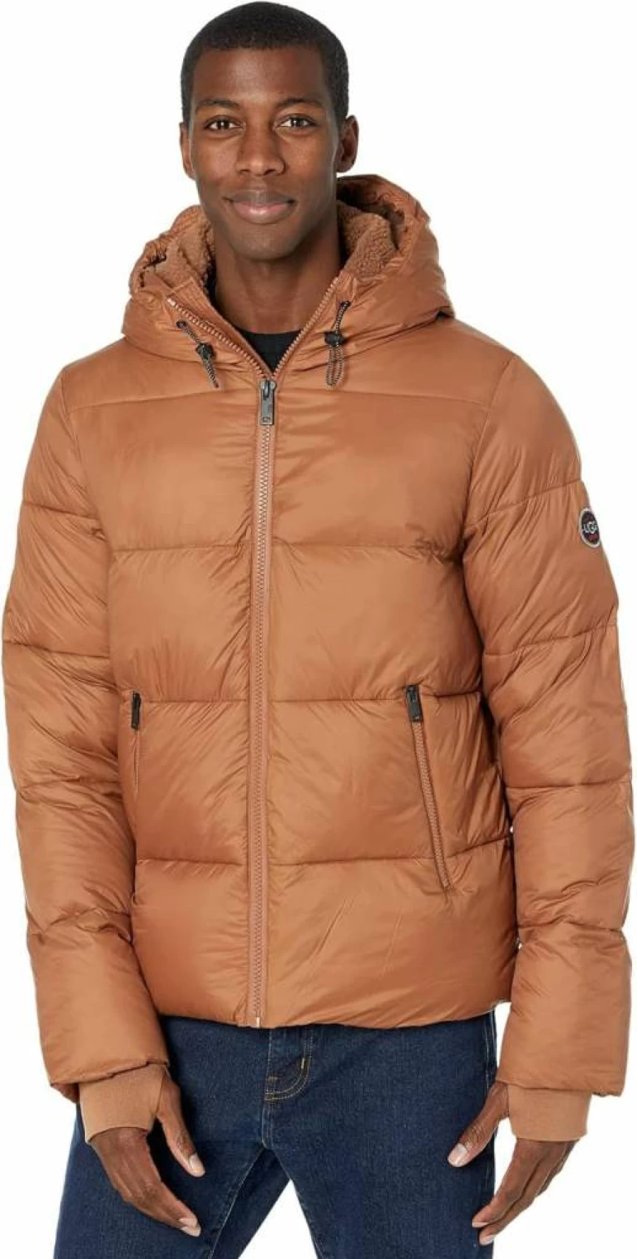 UGG Men's Brayden Water-Resistant Puffer Jacket for Winter Warmth