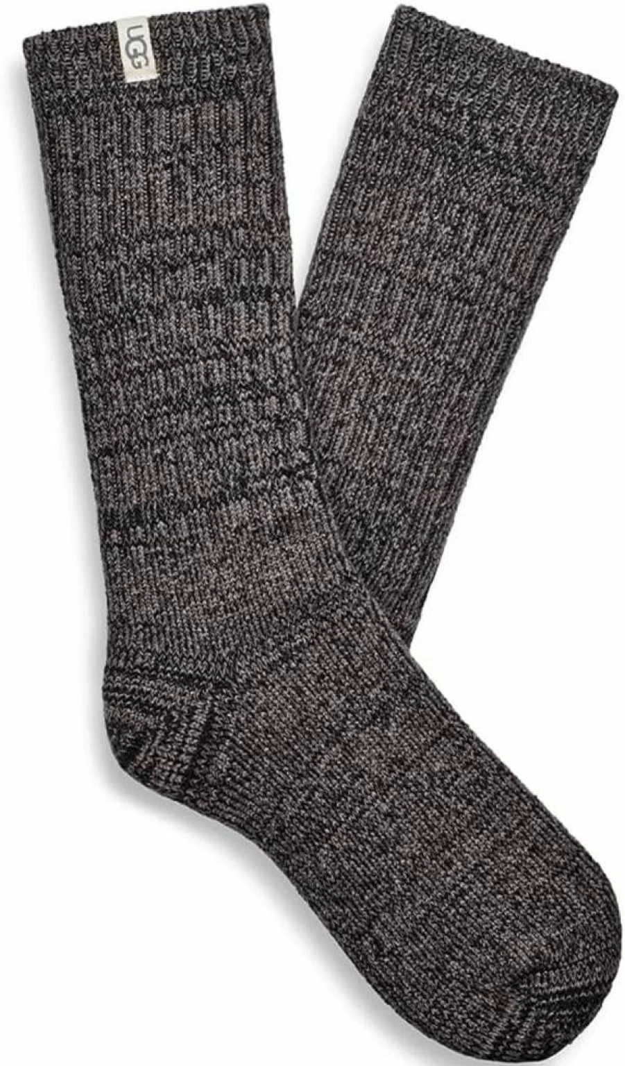 UGG Women's Ribbed Knit Slouchy Crew Socks Comfortable Casual Winter Socks