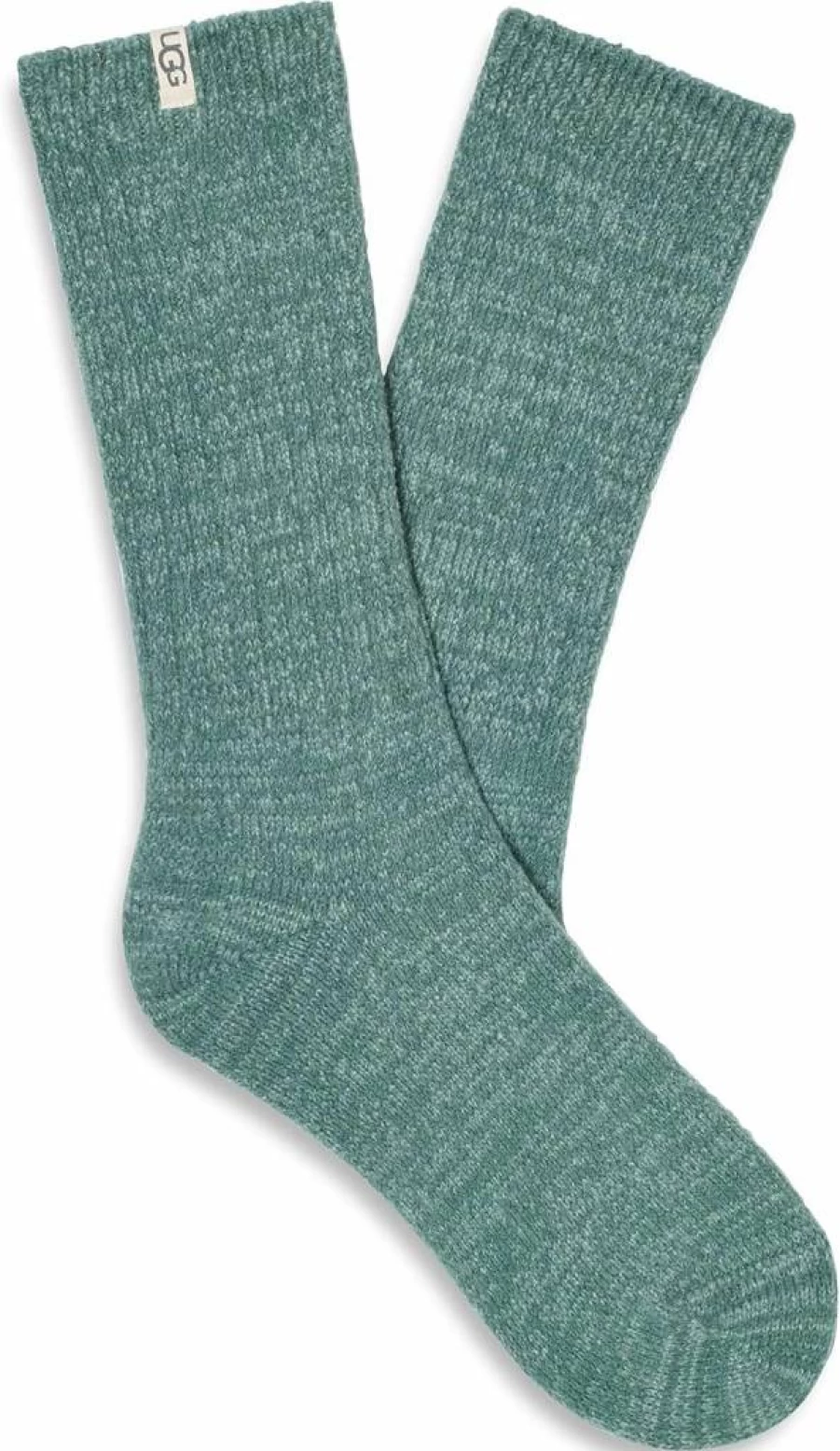 UGG Women's Ribbed Knit Slouchy Crew Socks Comfortable Casual Winter Socks