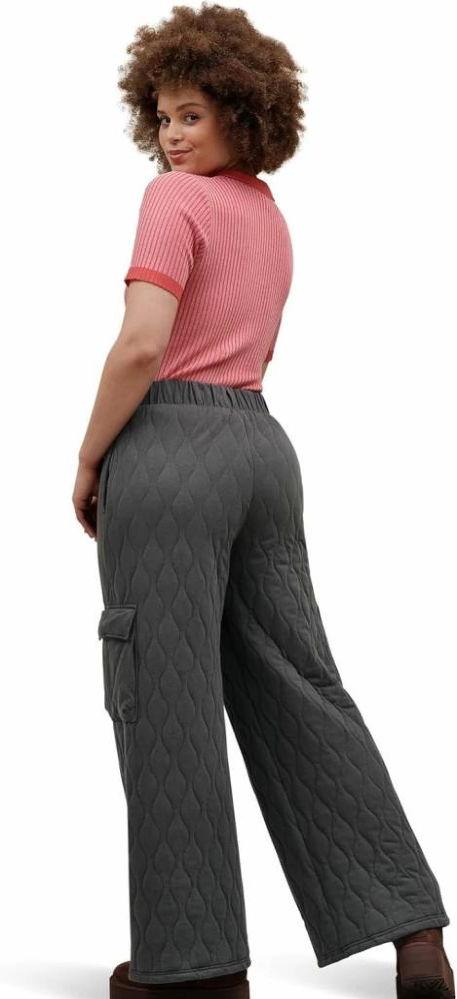UGG Women's Dejah Quilted Cargo Pants - Comfortable Winter Trousers with Stylish Design