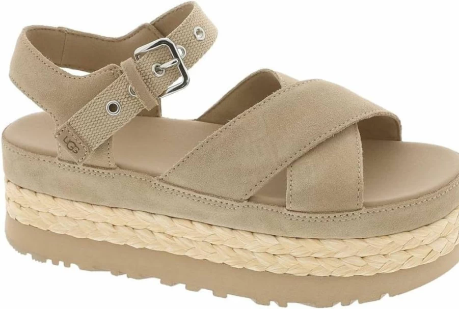 UGG Women's Aubrey Platform Ankle Strap Sandals | Comfortable & Stylish Summer Footwear