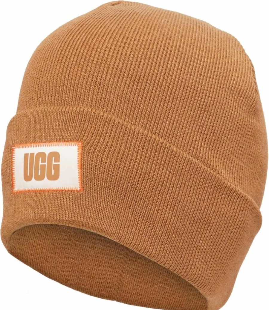 UGG Men's High Crown Beanie - Winter Warm Knit Hat for Men