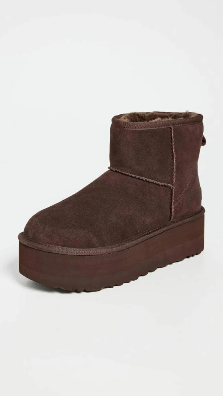 UGG Women's Classic Mini Platform Boots | Genuine Shearling Lined Winter Boots