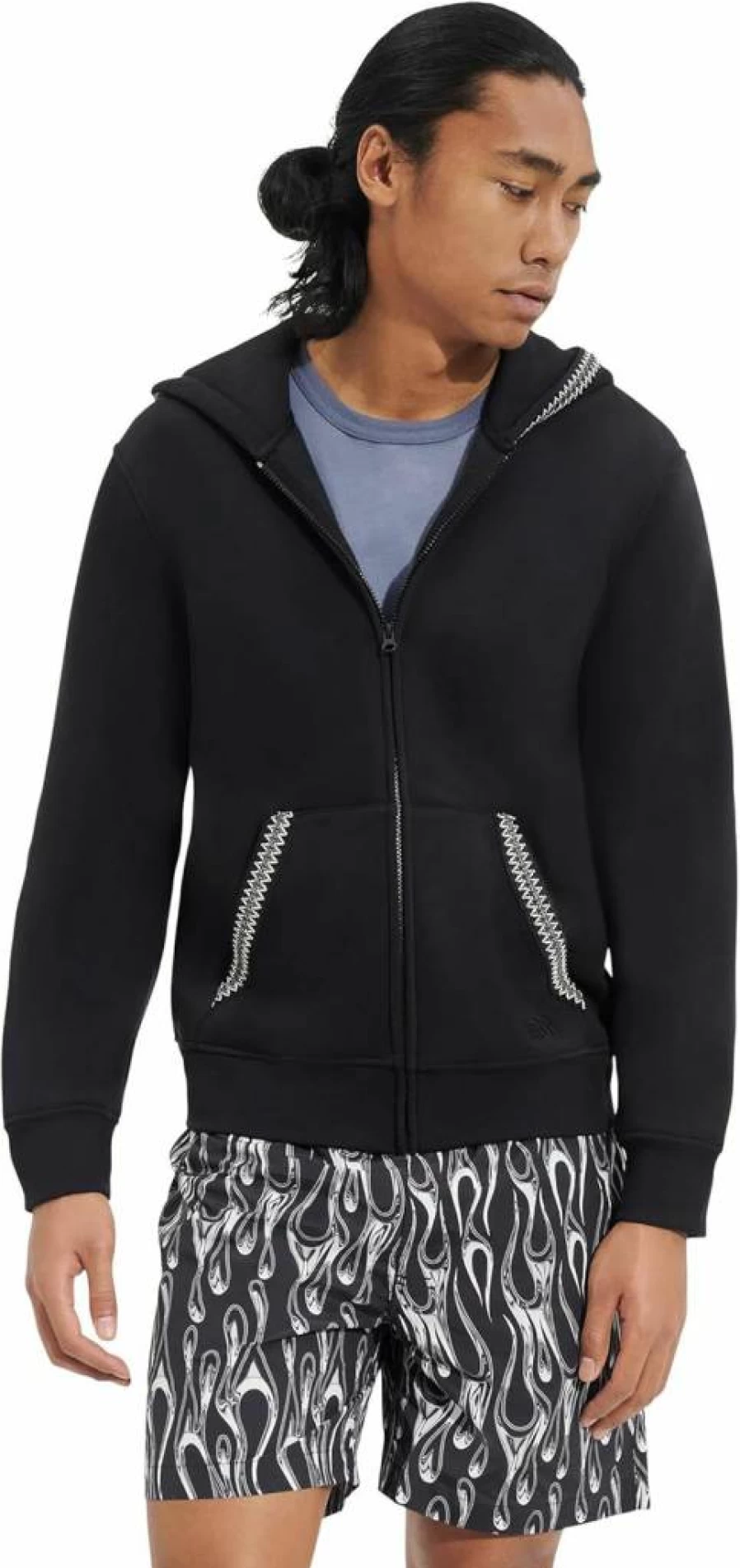UGG Men's Tasman Full Zip Hoodie - Fleece-Lined Sweatshirt for Winter Comfort