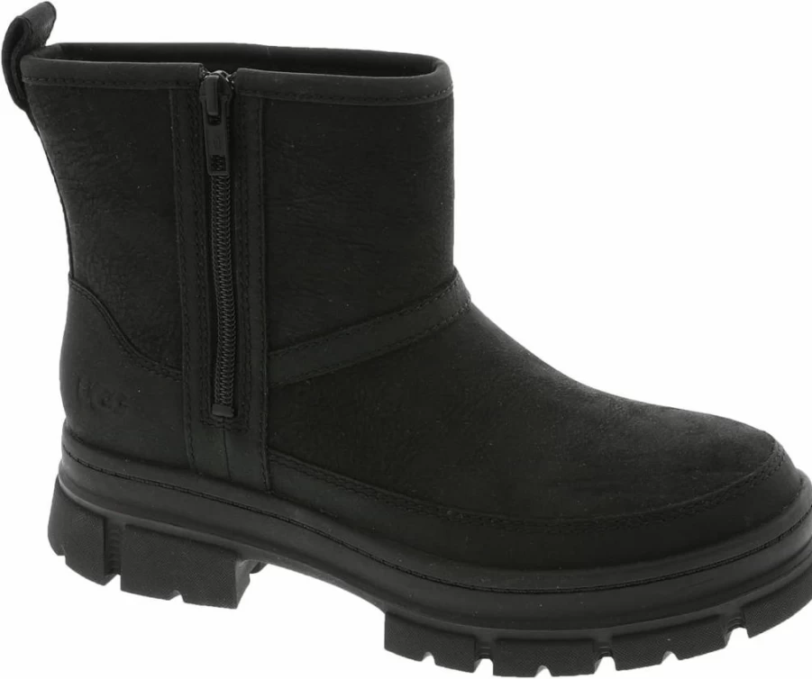 UGG Women's Ashton Zip Ankle Boots - Stylish Winter Fashion Boots with Side Zipper