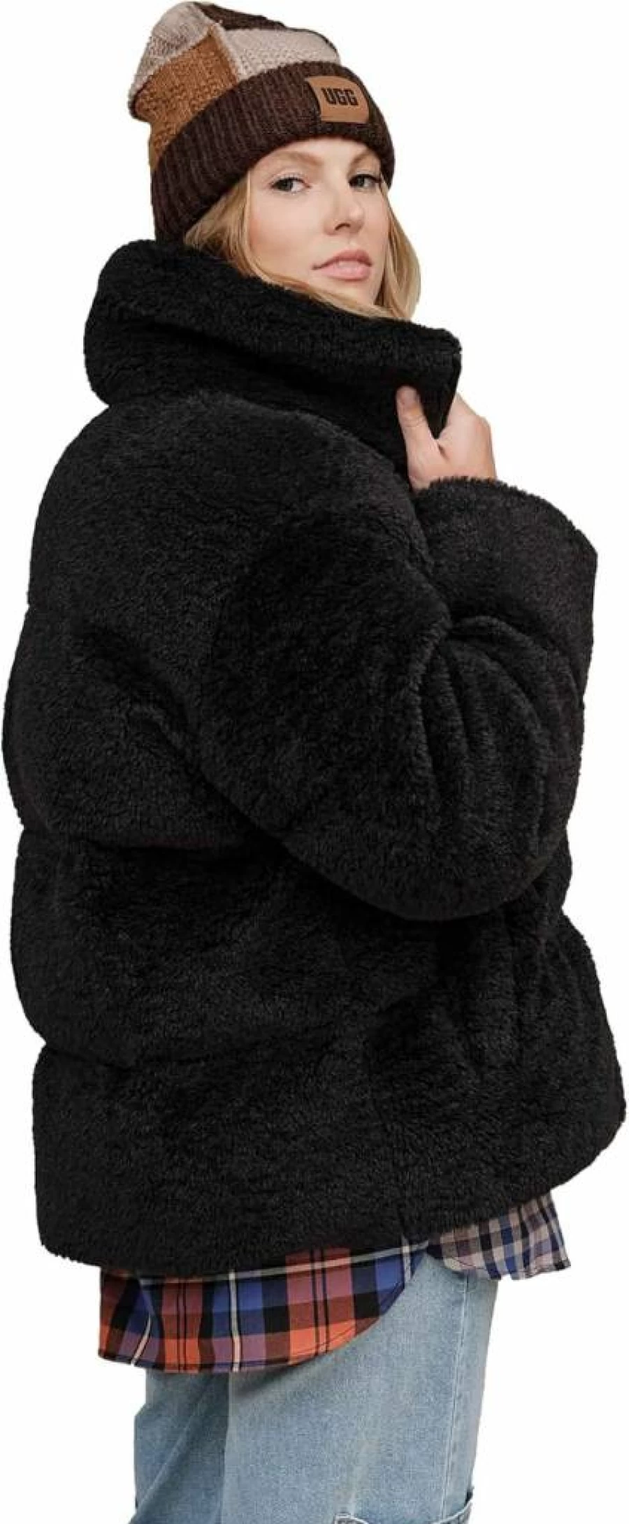 UGG Women's Emmalyn Uggfluff Puffer Jacket - Warm Winter Coat with Insulation