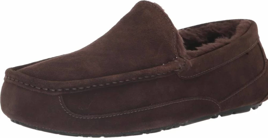 UGG Men's Ascot Slippers - Comfortable Indoor/Outdoor House Shoes for Men