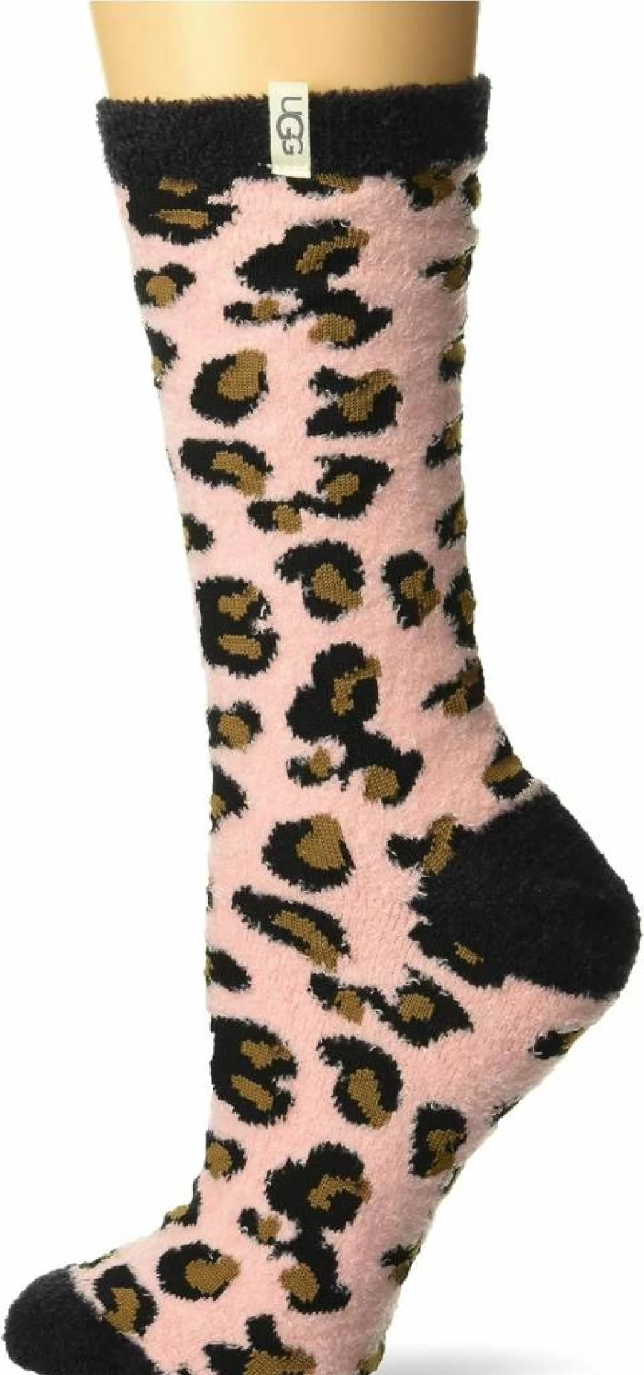 UGG Women's Leslie Graphic Crew Socks - Cozy Winter Socks with Stylish Design