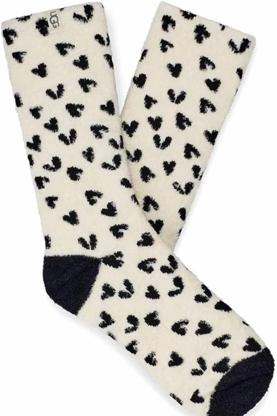 UGG Women's Leslie Graphic Crew Socks - Cozy Winter Socks with Stylish Design