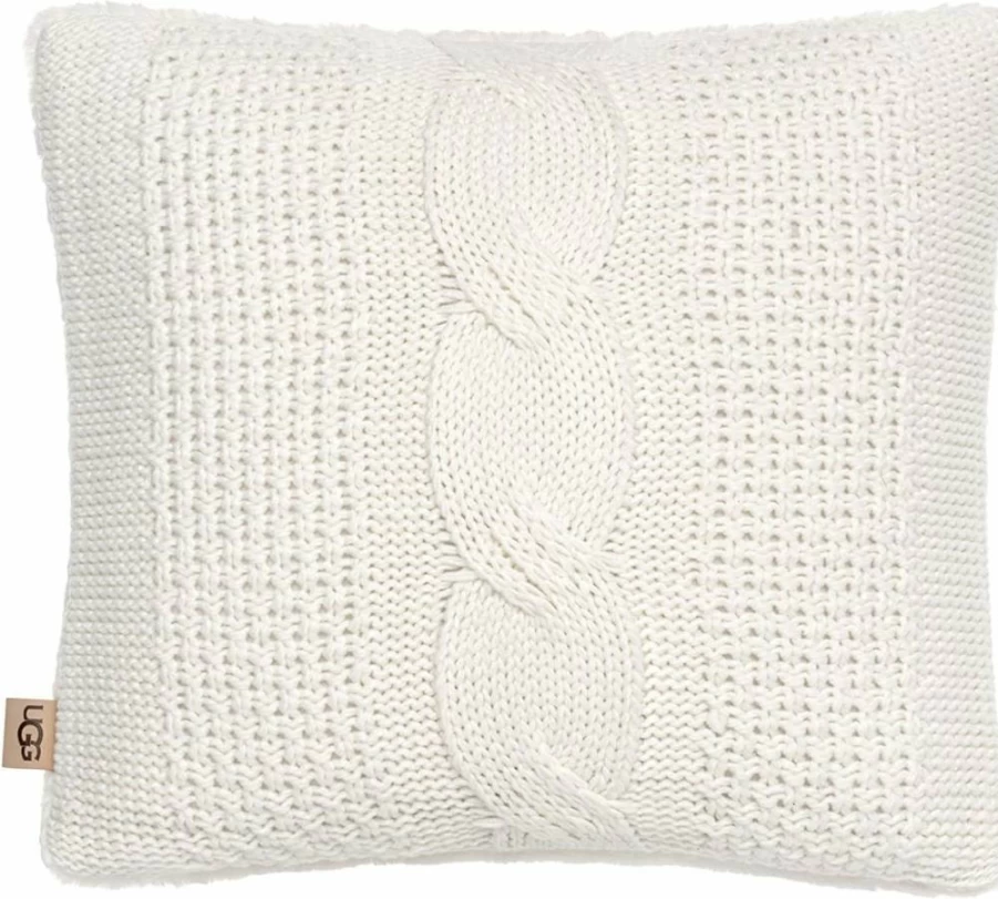UGG Ob Erie Decorative Throw Pillow - Soft White Accent Pillow for Home & Couch