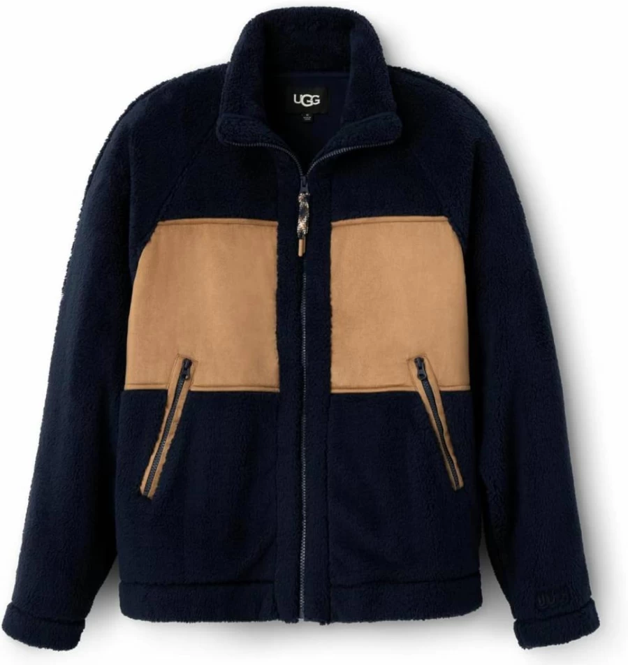 UGG Men's Keane Waterproof Full Zip Winter Jacket with Hood for Cold Weather Protection