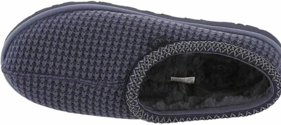 UGG Men's Tasman Fleece Knit Slippers - Cozy Indoor/Outdoor House Shoes