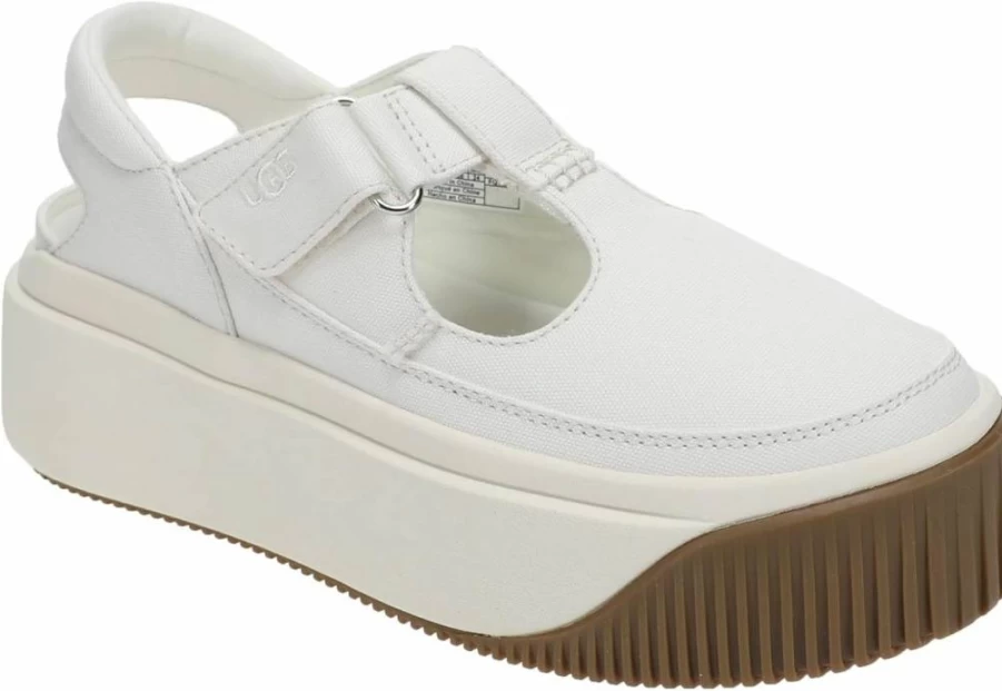UGG Women's Ez-Duzzit T-Strap Sneaker - Comfortable Casual Slip-On Shoes