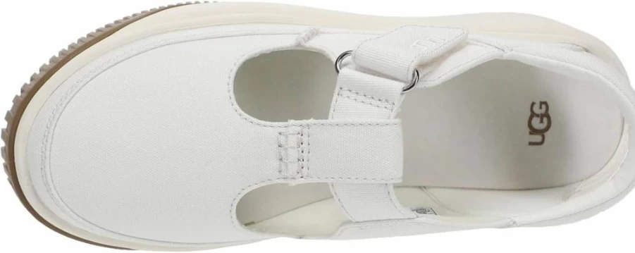 UGG Women's Ez-Duzzit T-Strap Sneaker - Comfortable Casual Slip-On Shoes