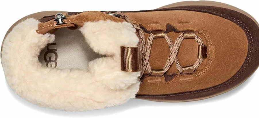 UGG Kids' K Terretrail Cozy Lace-Up Winter Snow Boots for Boys and Girls