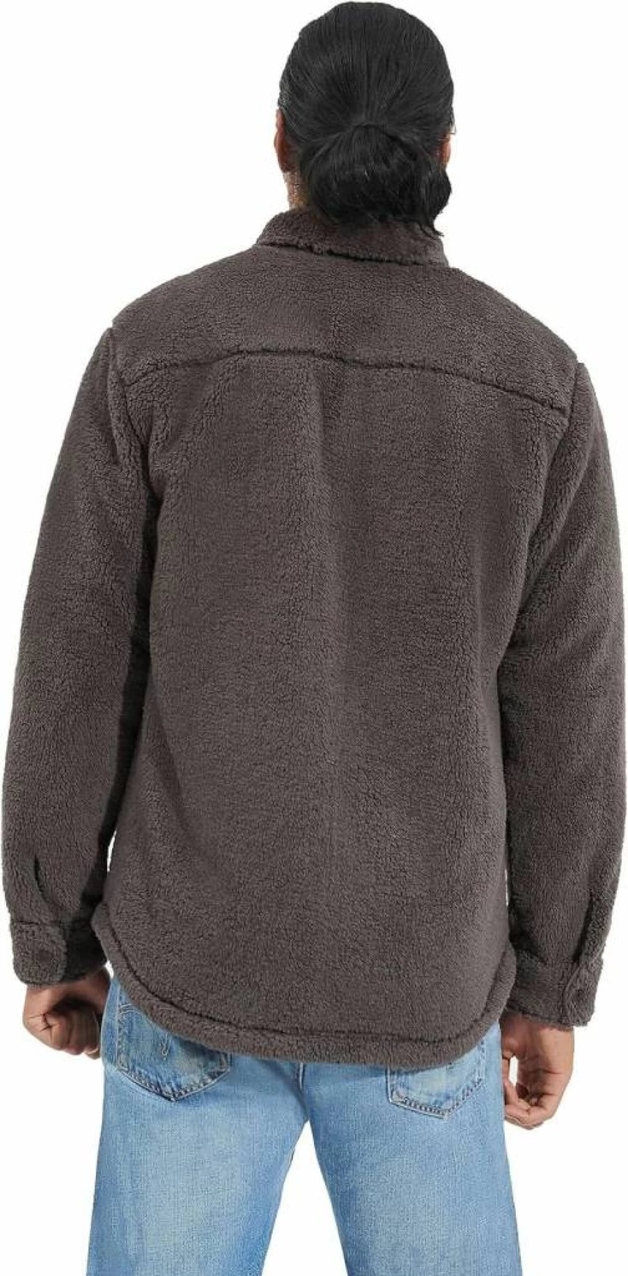 UGG Men's Tasman Snap Shirt Jacket - Classic Plaid Fleece Lined Button-Up