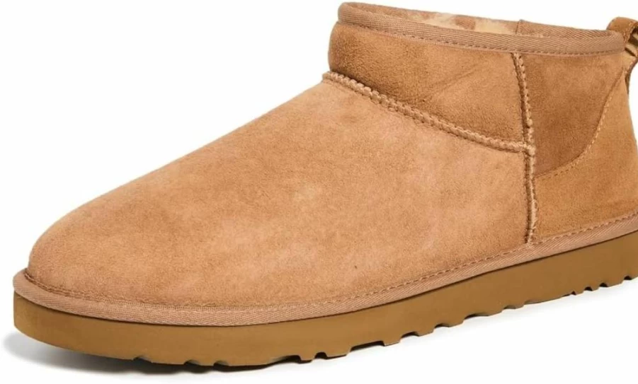 UGG Men's Classic Ultra Mini Boots | Genuine Sheepskin Winter Boots for Men
