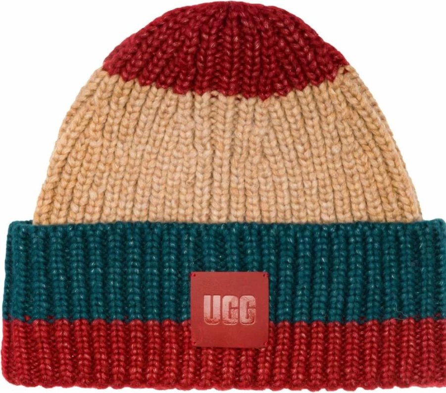 UGG Unisex Chunky Rib Knit Beanie for Adults - Warm Winter Hat