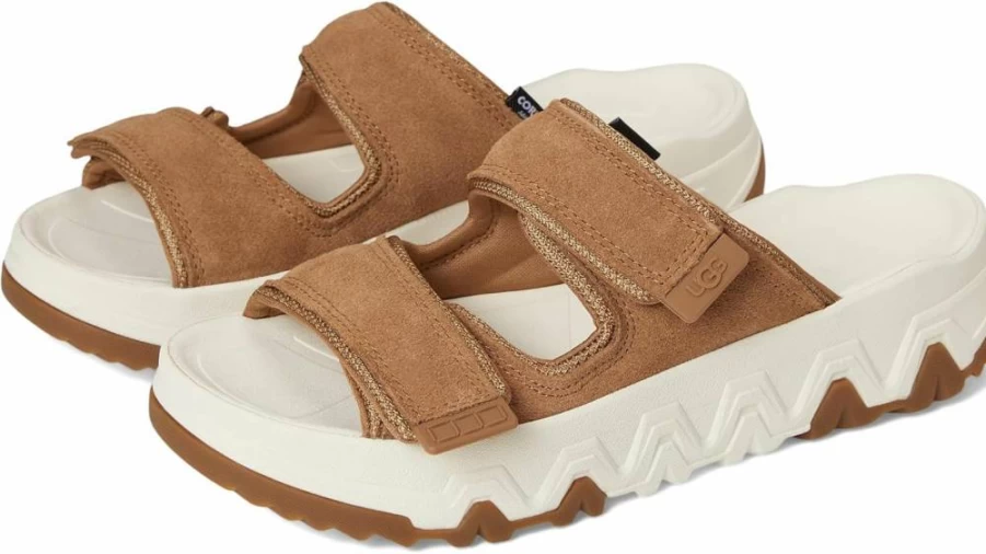 UGG Women's Captrail Strap Slide Sandals - Flat Comfortable Summer Footwear