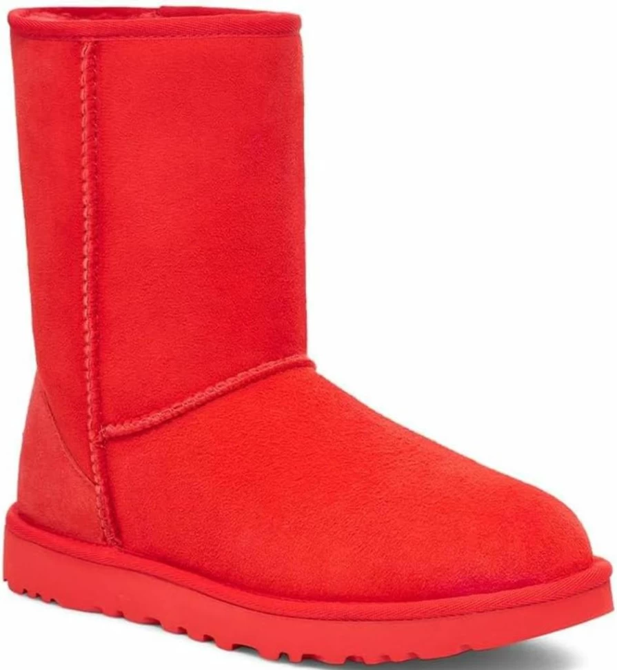 UGG Women's Classic Short II Boots - Black Size 6 | Genuine Shearling Winter Boots