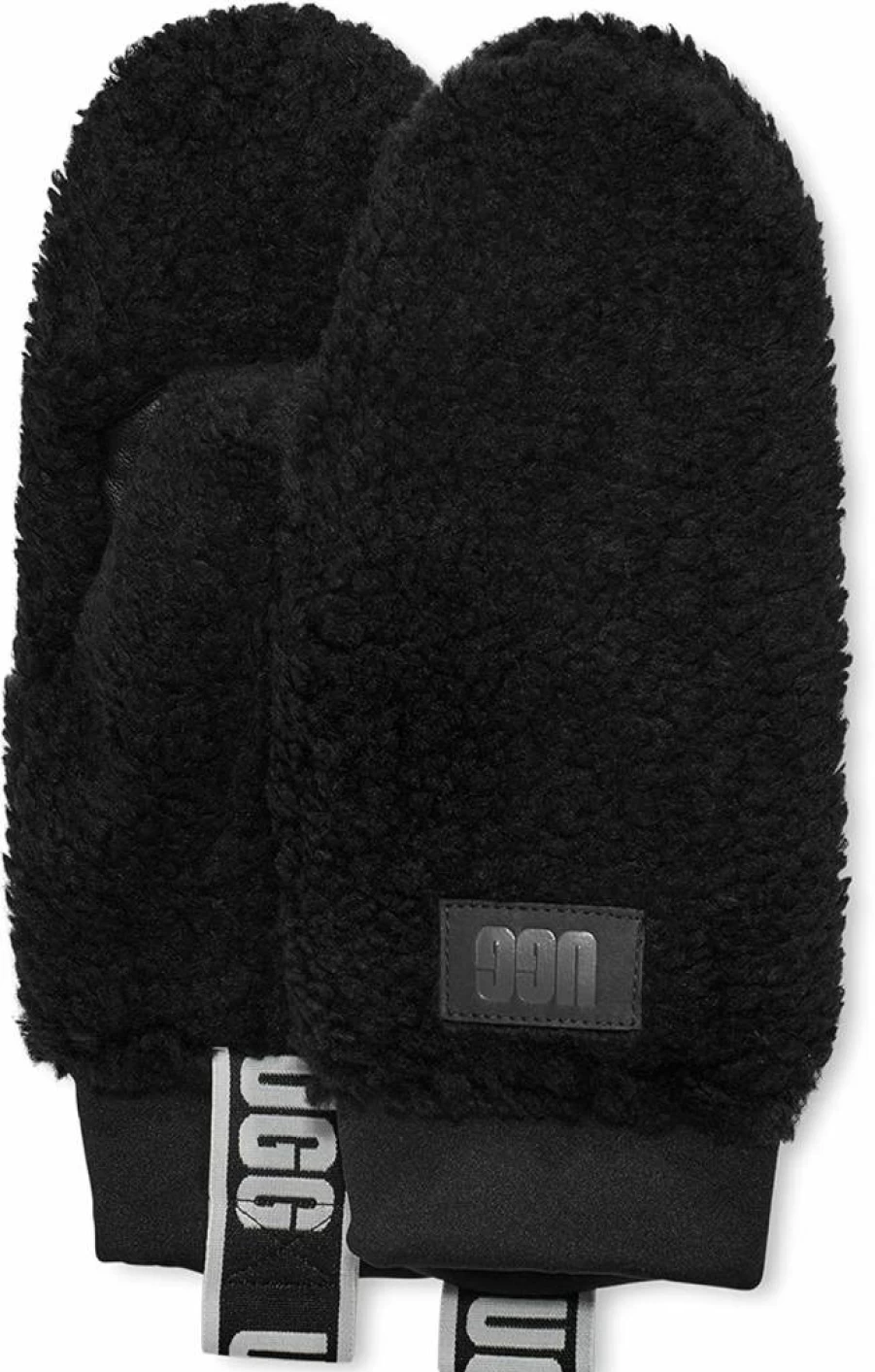 UGG Women's Sherpa-Lined Winter Mittens - Cozy Fleece Gloves for Cold Weather