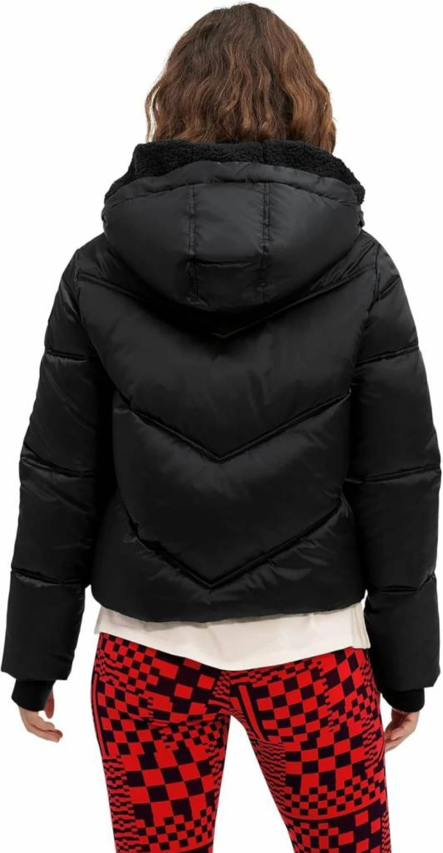 UGG Women's Ronney Cropped Puffer Jacket - Winter Warm Short Puffer Coat