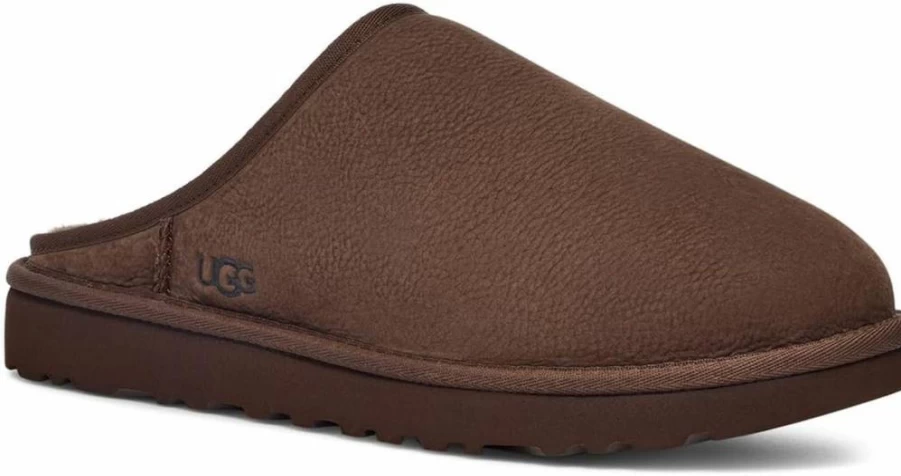 UGG Men's Classic Slip-On Slippers | Comfortable Indoor/Outdoor House Shoes