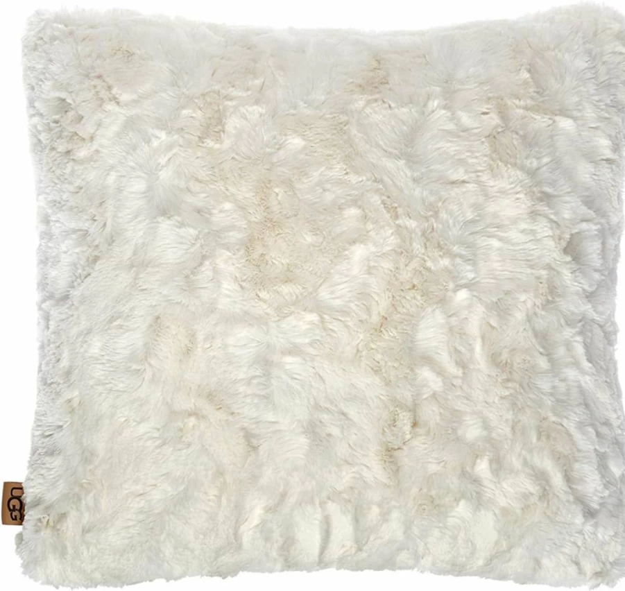 PENDLETON Adalee White Decorative Throw Pillow - Soft Wool Blend Cushion Cover for Sofa Bed
