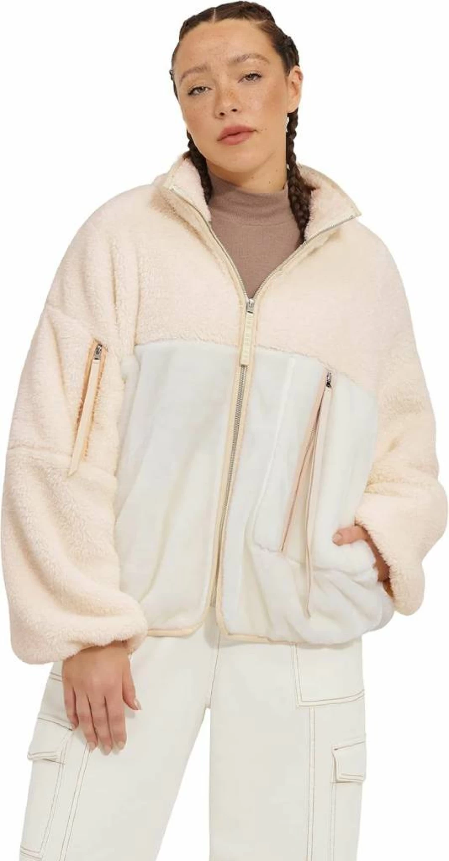 UGG Women's Marlene Sherpa Lined Denim Jacket II - Cozy Winter Outerwear