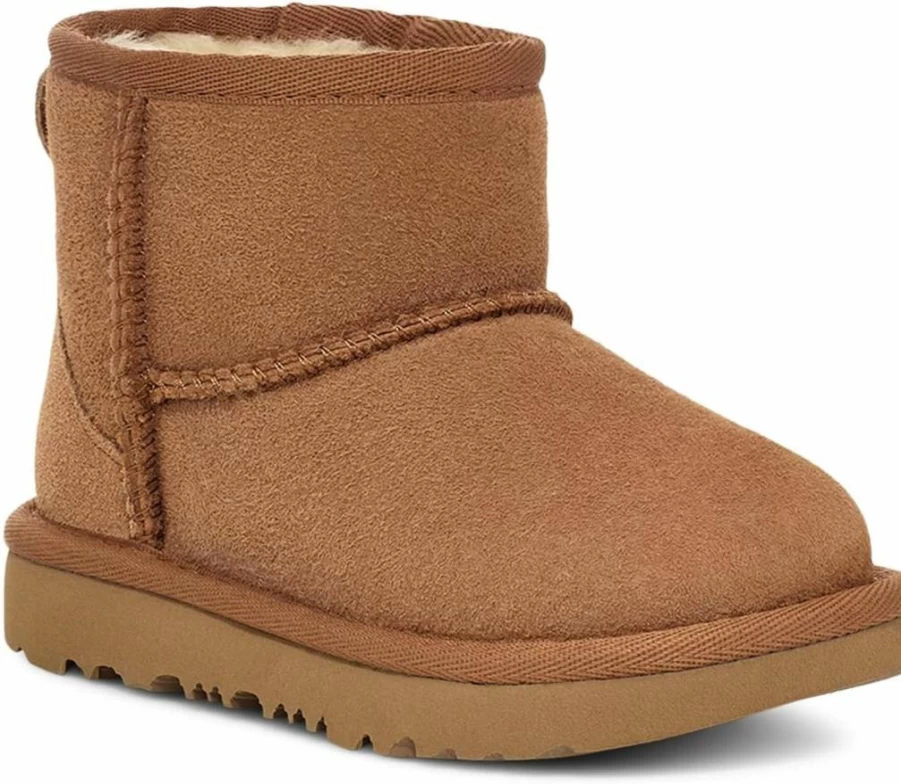 UGG Kids T Classic Mini II Winter Boots for Boys & Girls - Unisex Children's Fashion Boots