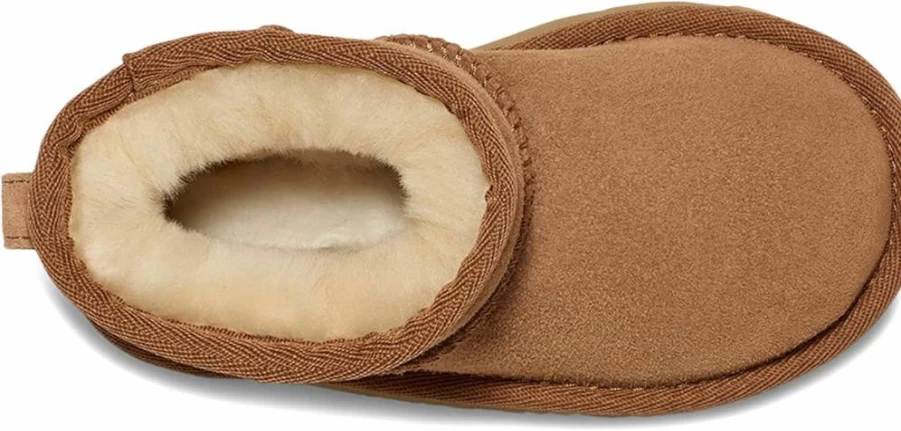 UGG Kids T Classic Mini II Winter Boots for Boys & Girls - Unisex Children's Fashion Boots
