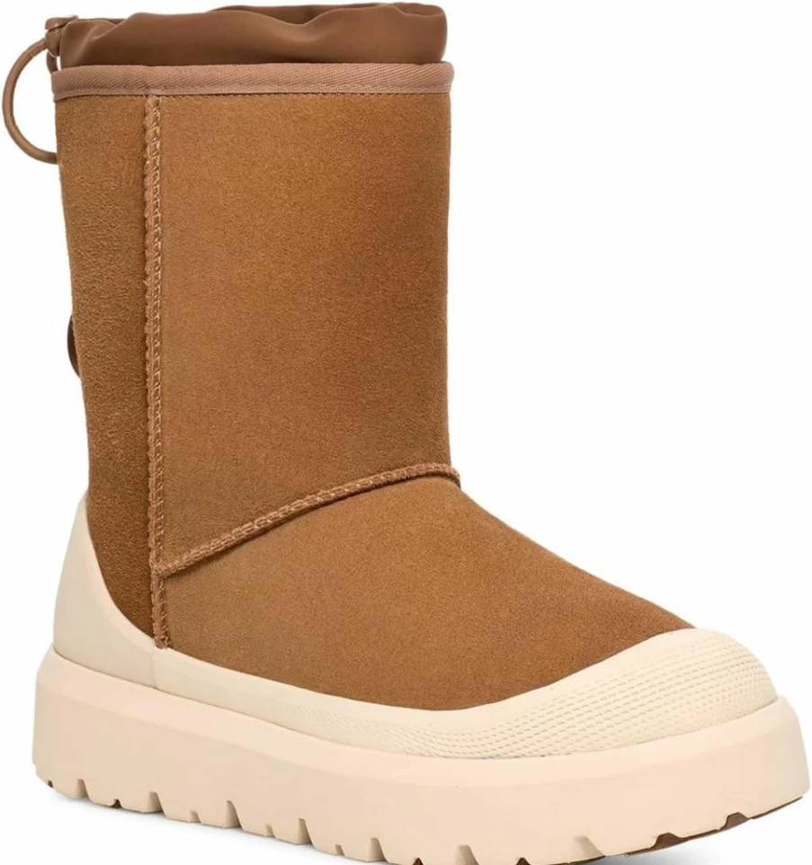 UGG Men's Classic Short Weather Hybrid Boots - Waterproof Winter Boots for Men