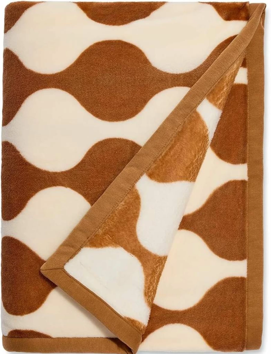 UGG Duffield Throw II Blanket - Allspice Color, Cozy Home Decor, Soft & Warm