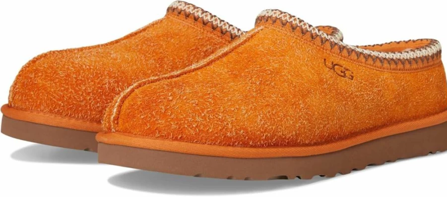UGG Men's Tasman Slippers - Shaggy Suede Indoor/Outdoor Comfort Footwear