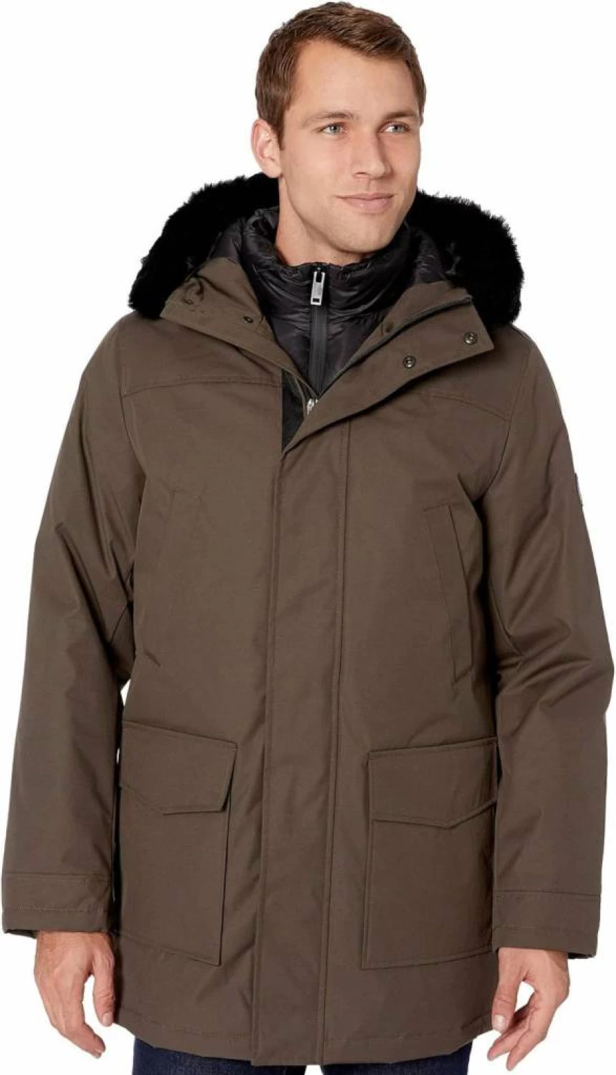 UGG Men's Butte Waterproof Parka Coat for Winter – Insulated Snow Jacket with Hood