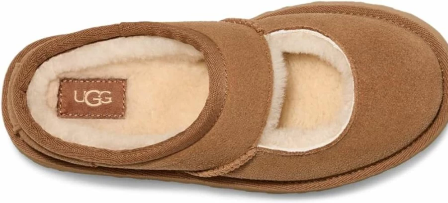 UGG Kids' Bea Mary Jane Slippers - Cozy Indoor/Outdoor Slippers for Girls