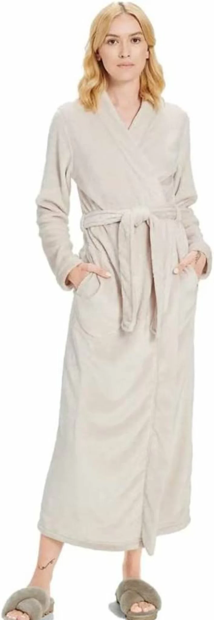 UGG Women's Marlow Plush Fleece Robe - Cozy Winter Loungewear
