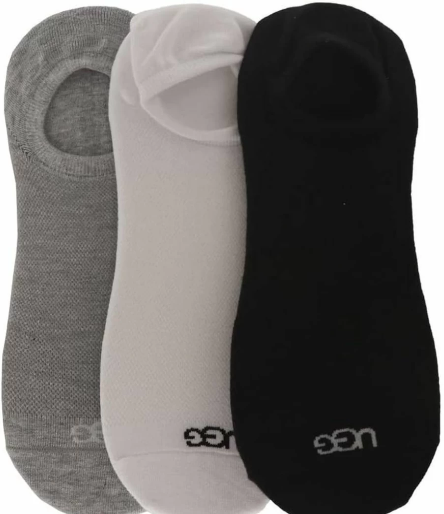 UGG Men's Oliver No-Show Socks 3-Pack – Comfortable Casual Sneaker Socks