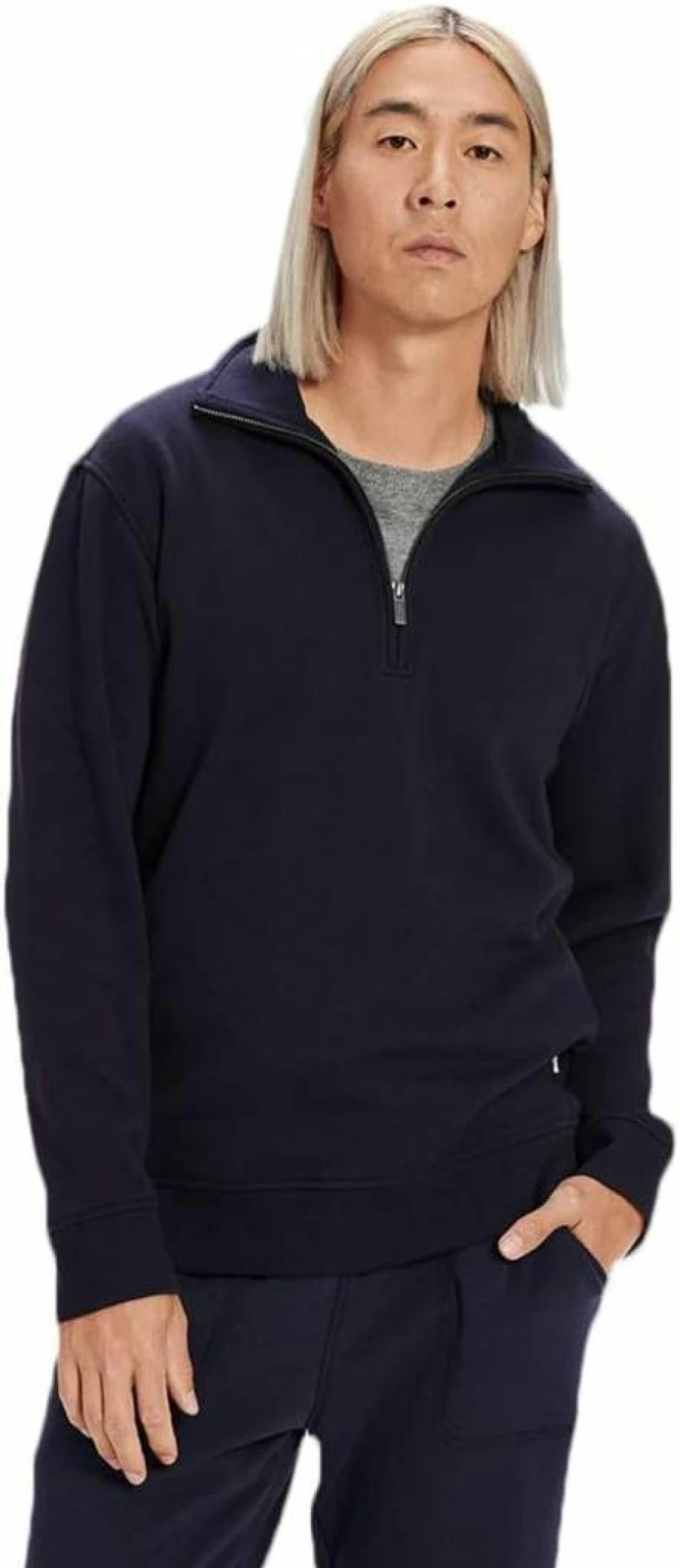 UGG Men's Zeke Half-Zip Pullover Sweater | Comfortable & Stylish Winter Knit Top