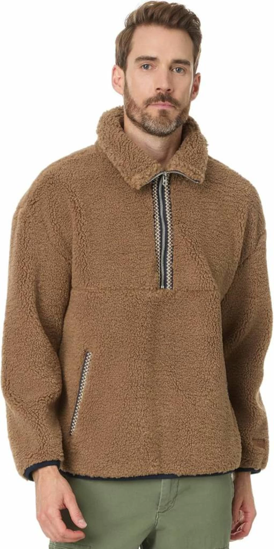 UGG Men's Tasman Slipper UGGfluff Half-Zip Fleece Lined Indoor Outdoor Shoes