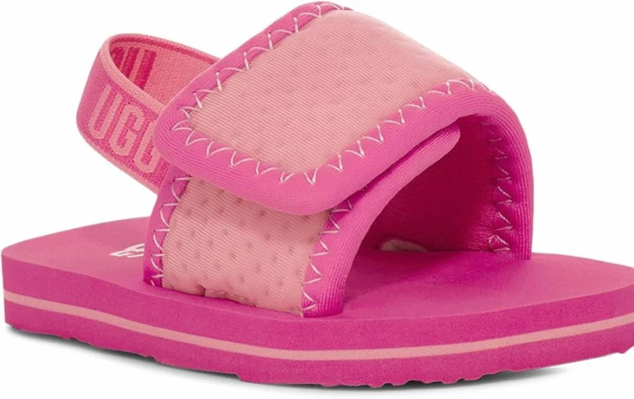 UGG Unisex Baby Lennon Slingback Flat Sandals – Comfortable Kids' Slide Sandals