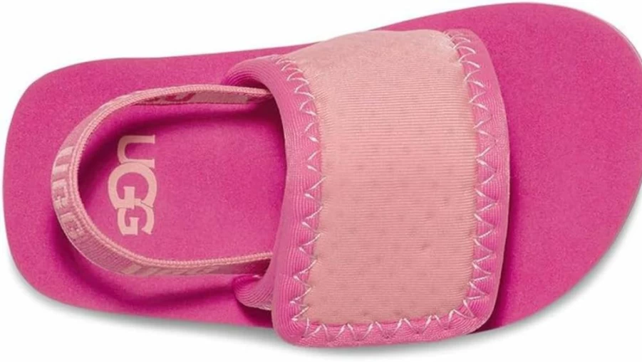 UGG Unisex Baby Lennon Slingback Flat Sandals – Comfortable Kids' Slide Sandals