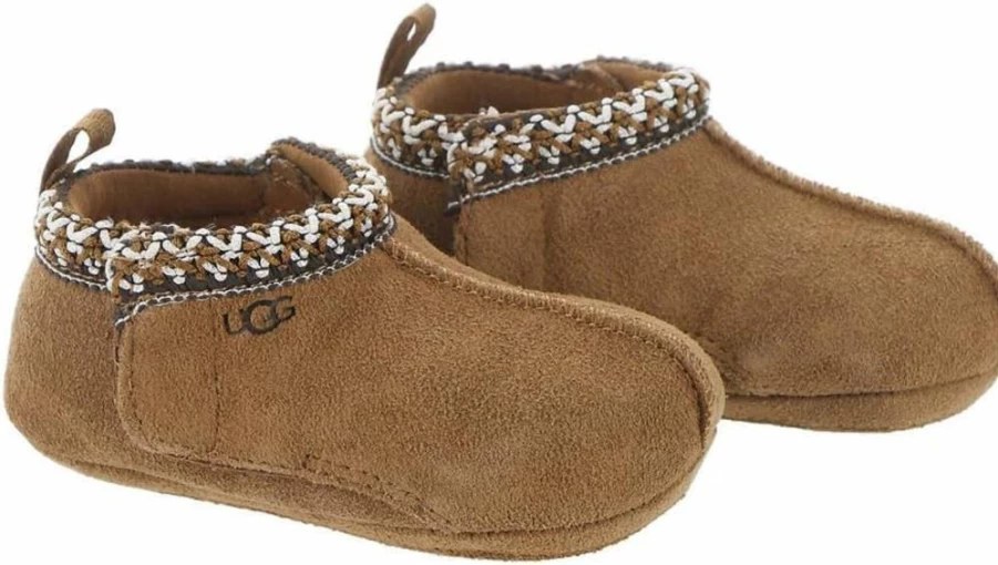 UGG Unisex Baby Tasman Slipper Booties - Cozy Fleece-Lined Booties for Infants & Toddlers