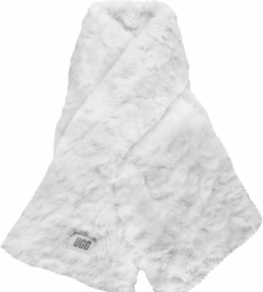 UGG Women's Faux Fur Wrap Scarf - Cozy Winter Fashion Accessory