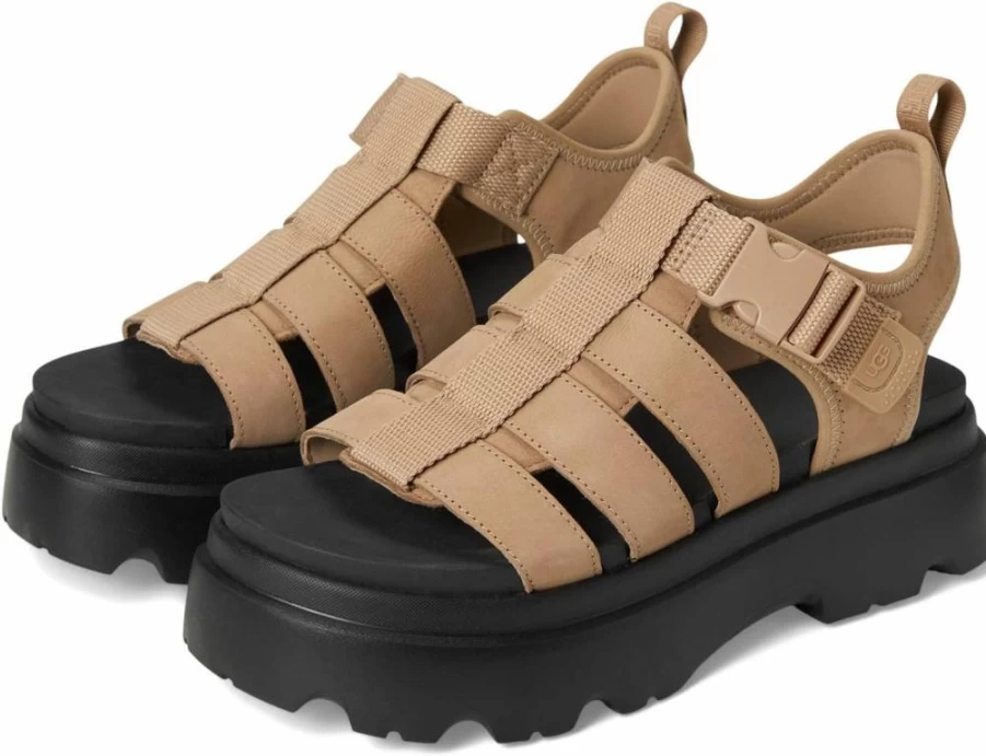 UGG Women's Cora Fisherman Sandals - Comfortable Slip-On Beach Shoes for Summer