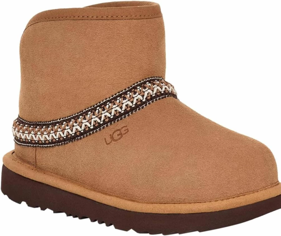 UGG Unisex Kids Classic Mini Crescent Fashion Boots for Children