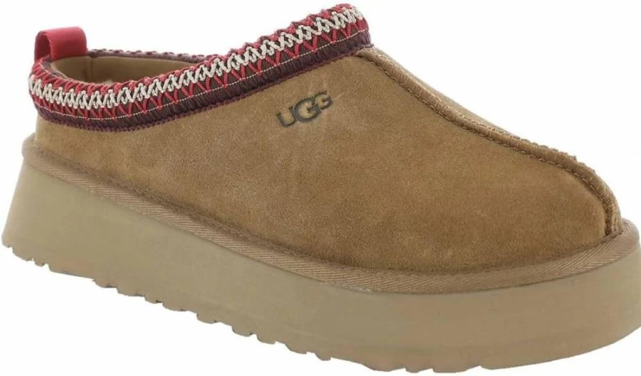 UGG Women's Tazz Chestnut Slippers Size 7 | Cozy Winter House Shoes