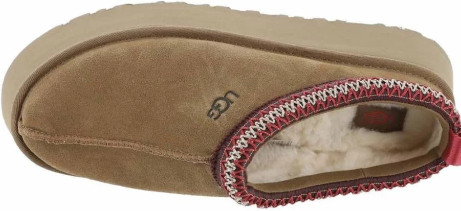 UGG Women's Tazz Chestnut Slippers Size 7 | Cozy Winter House Shoes