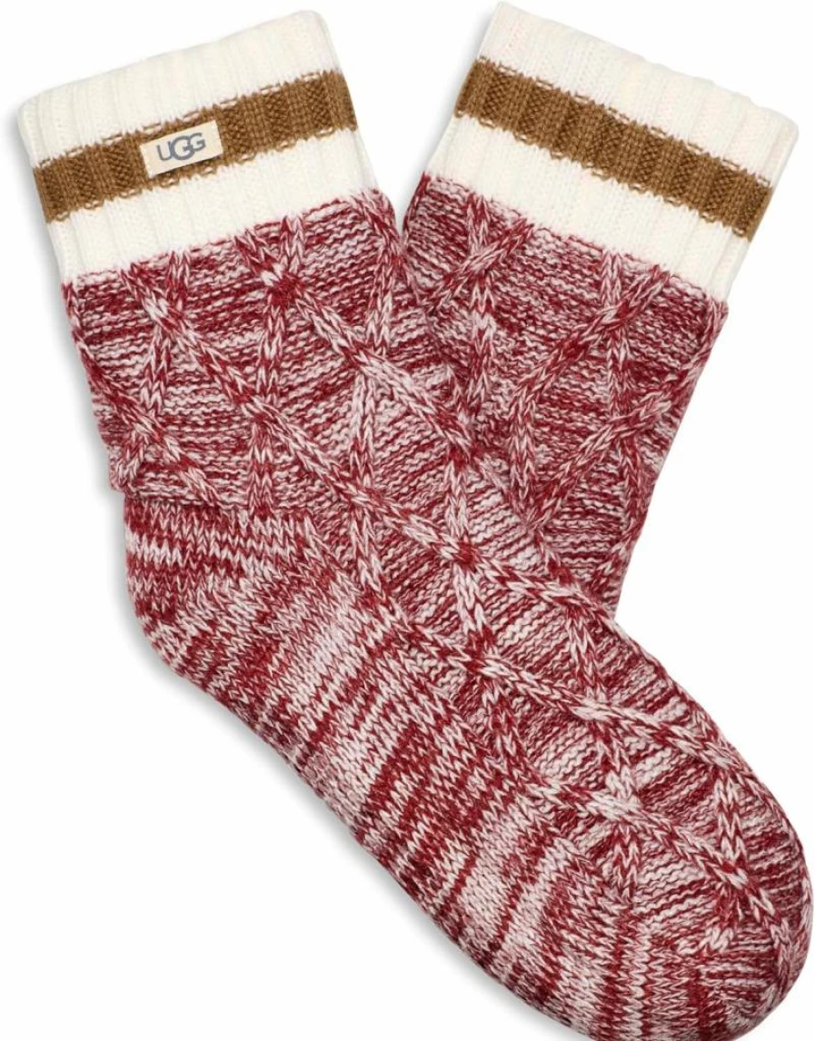 UGG Women's Deedee Fleece-Lined Quarter Socks for Warmth and Comfort
